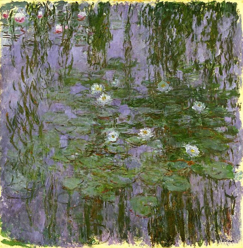 1919 - claude oscar monet - nymphnas bleus.jpg